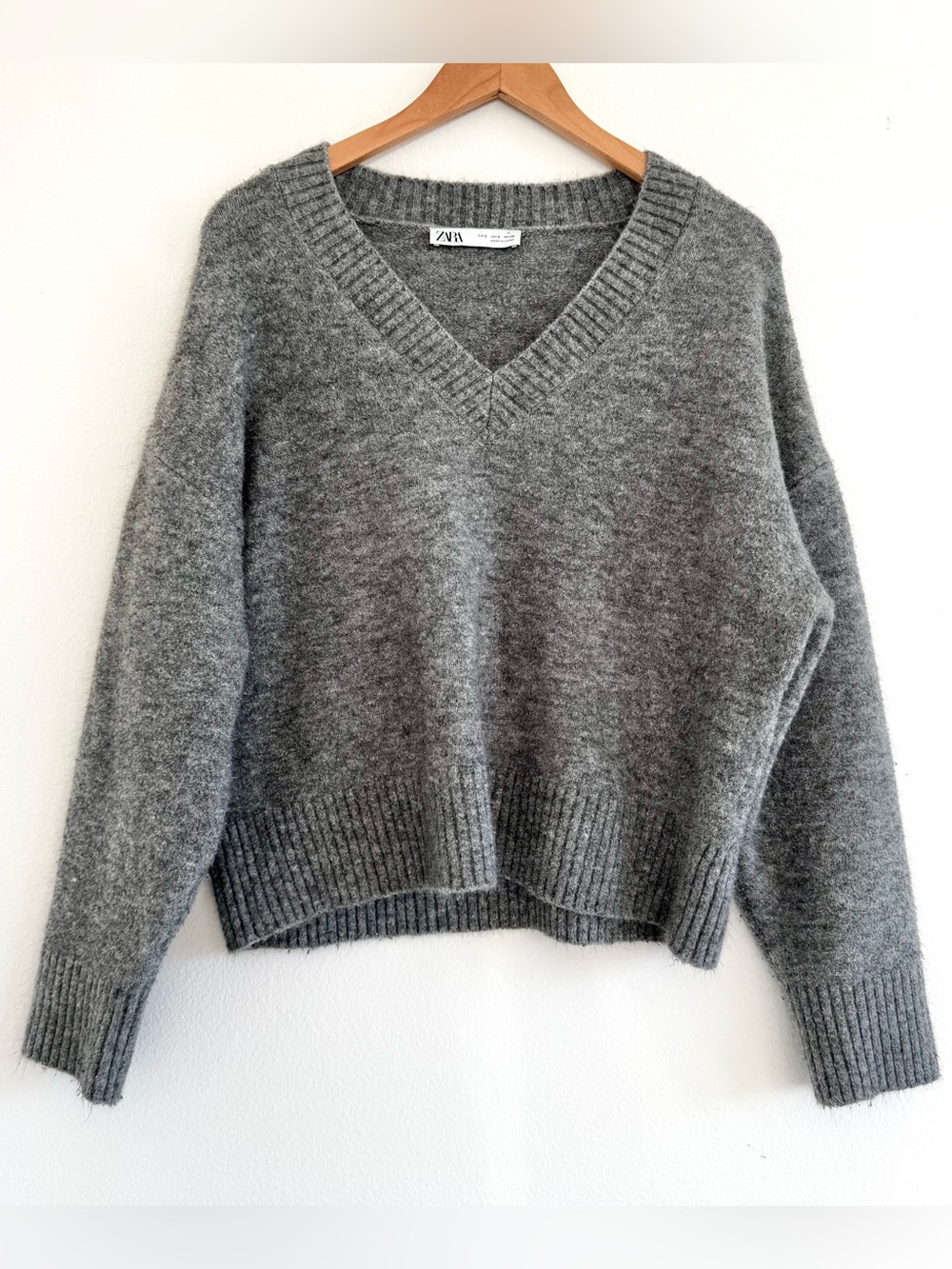 Zara Chunky Thick Knit Sweater Boxy Oversized